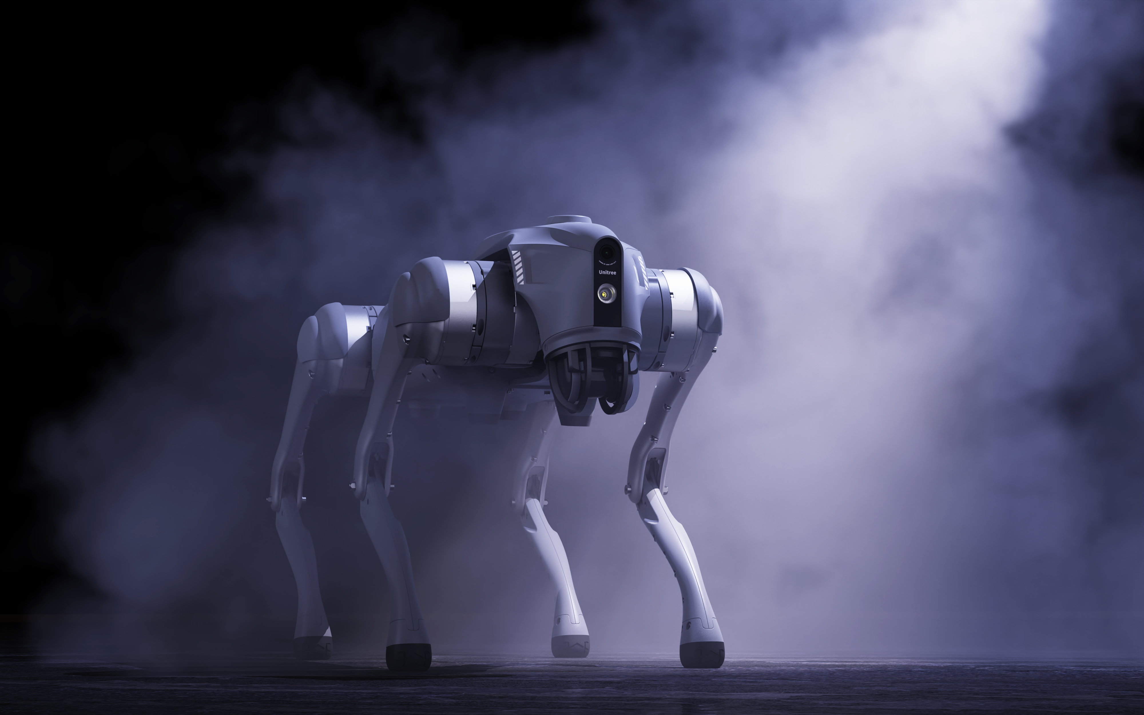 Unitree Go 2 Edu – schemat/ilustracja platformy edukacyjnej z sensorami i komponentami do integracji w projektach robotycznych.